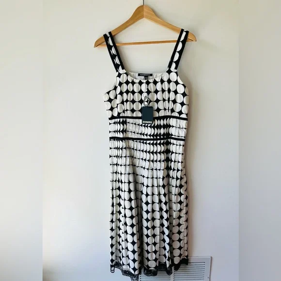 Dimri Black and White Polka Dot Sundress Size S Never Been Worn With Tags - Picture 2 of 9